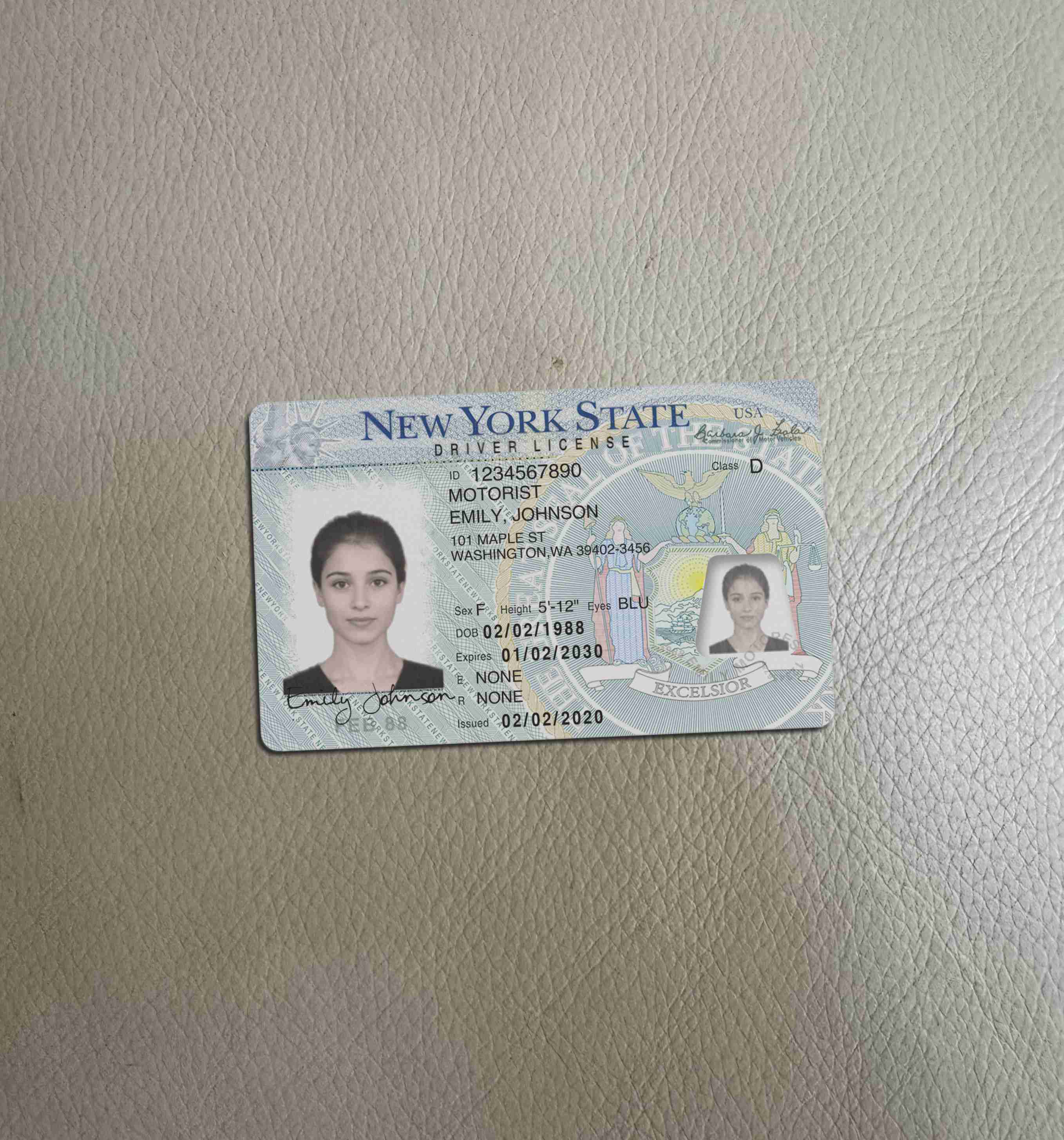 纽约州驾驶证预览